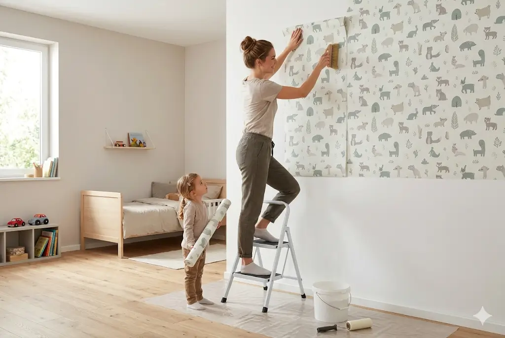 Vliestapete: der beste Allrounder für viele Familien 